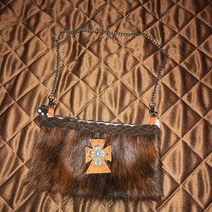 Handmade cowhide purse